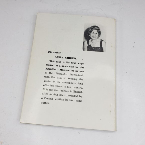 Guide To The Museum Egyptian Akila Chirine Book Vintage 1976 Signed - Picture 2 of 4